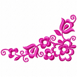 Flowers And Tree Embroidery Design 8 Flowers And Tree Embroidery Design 8